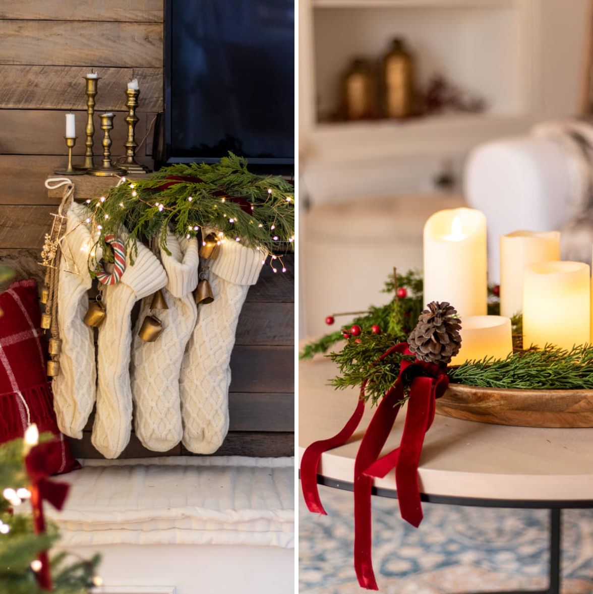 聖誕節；居家裝飾；聖誕布置；客廳；餐桌；臥室；聖誕樹；聖誕襪;黃勻薔