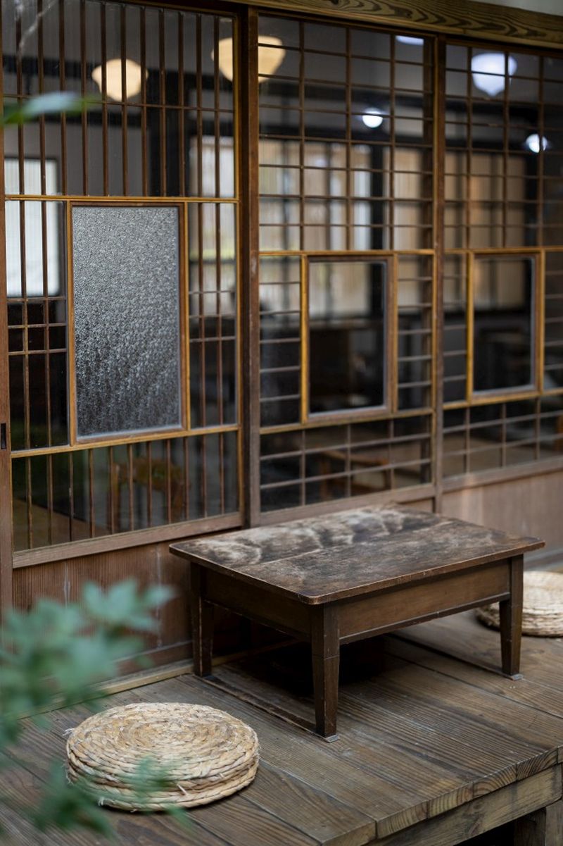 KURUMI；日式風格；枯山水；古董家具；咖啡