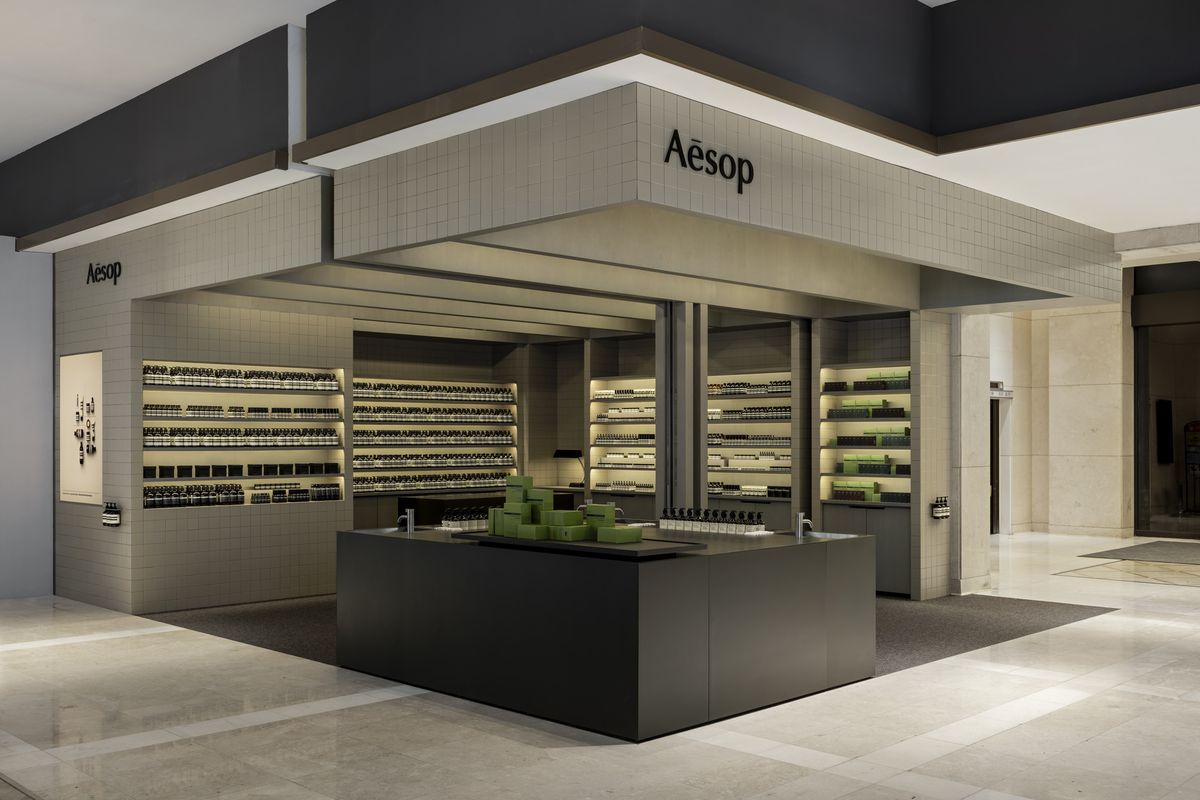 Aesop；商業空間；室內設計