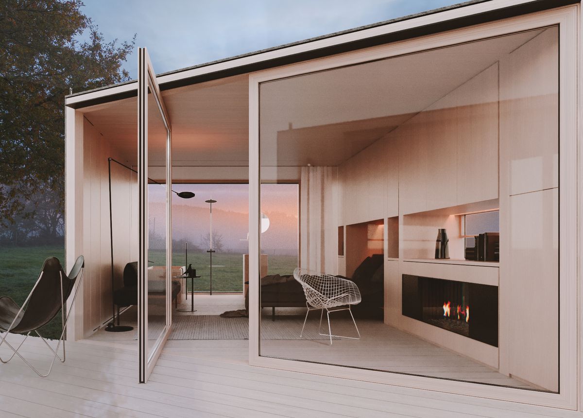 FUEL Cabin；預鑄式木屋；空間設計